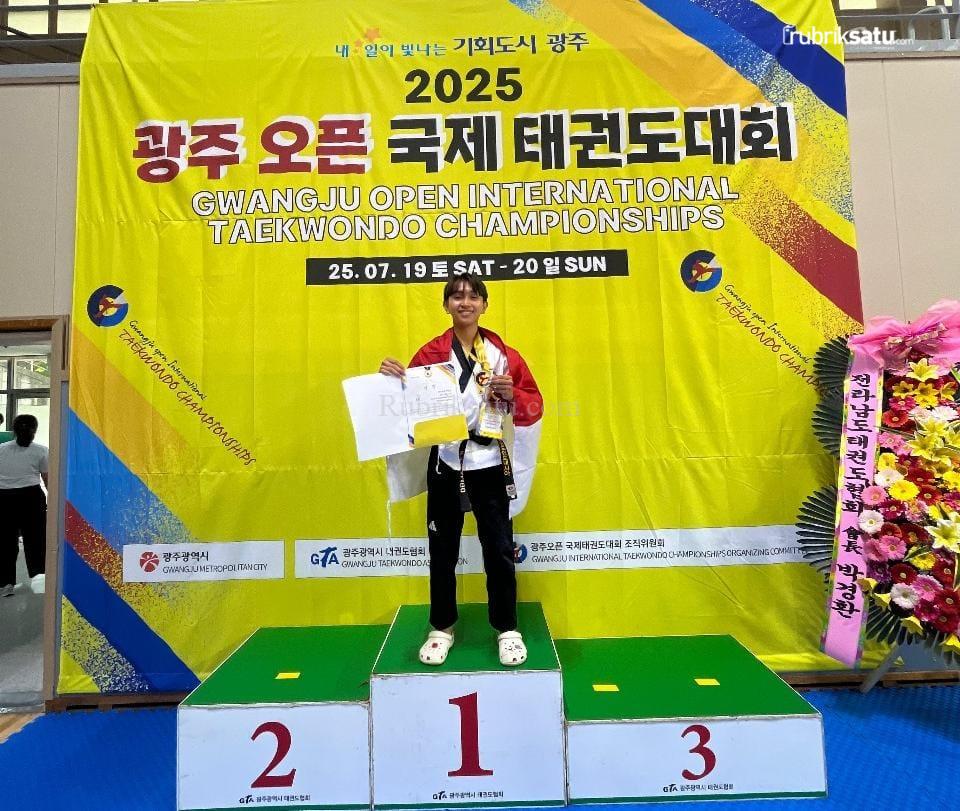 Emas dari Negeri Ginseng: Rahmat Lagaligo Putra Konawe Harumkan Indonesia di Gwangju