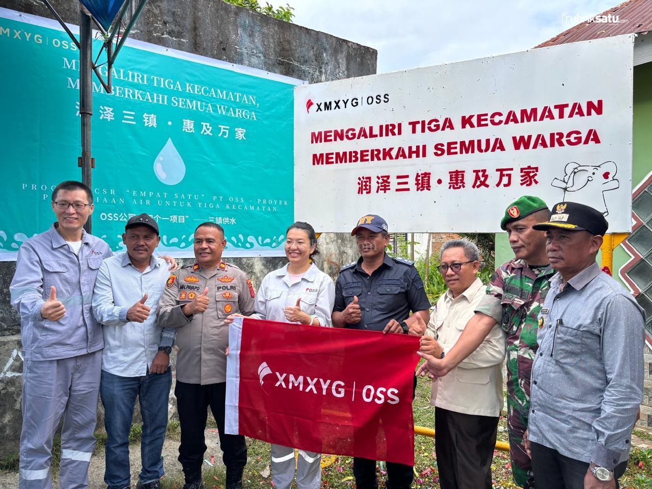 Kapoiala, Morosi, Bondoala Nikmati Air Bersih dari PT OSS