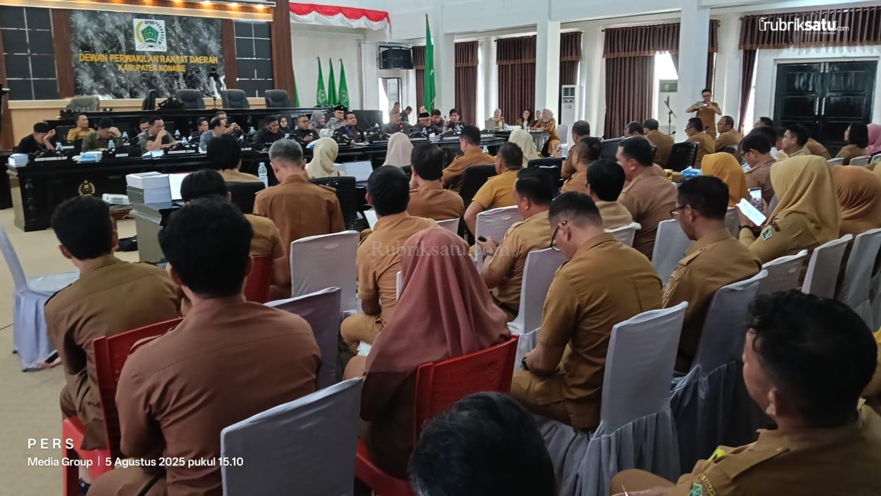 DPRD Konawe - TAPD Matangkan Perubahan APBD 2025