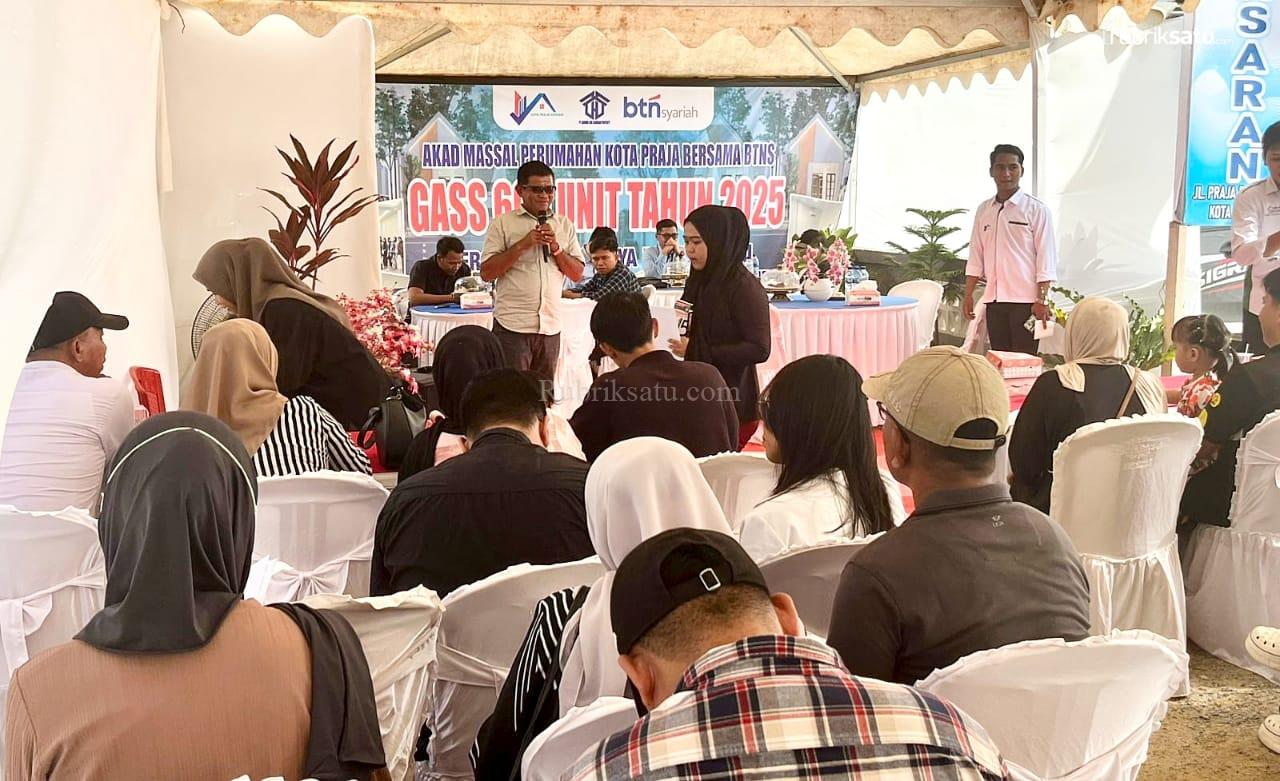 Akad Massal 40 Unit, BTN Kota Praja Kendari Kian Kokoh Jadi Kawasan Hunian Strategis