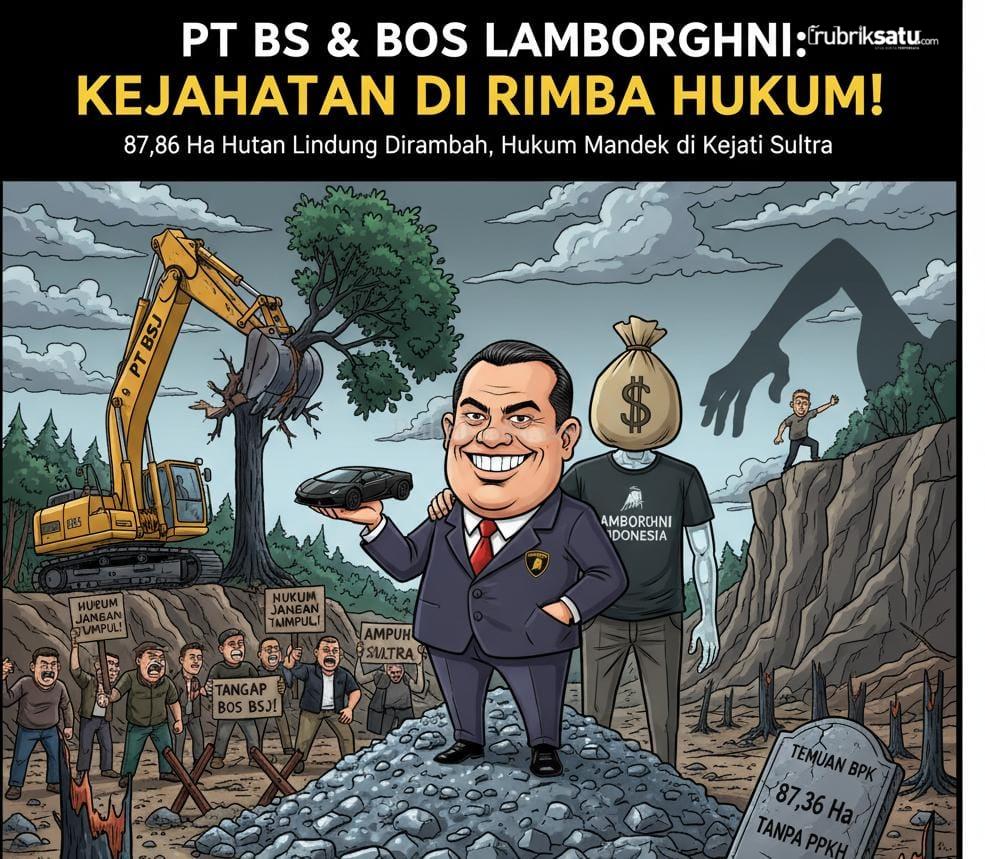 Ada Nama Bos Lamborghini di Balik PT BSJ? Hukum Didesak Jangan Tumpul