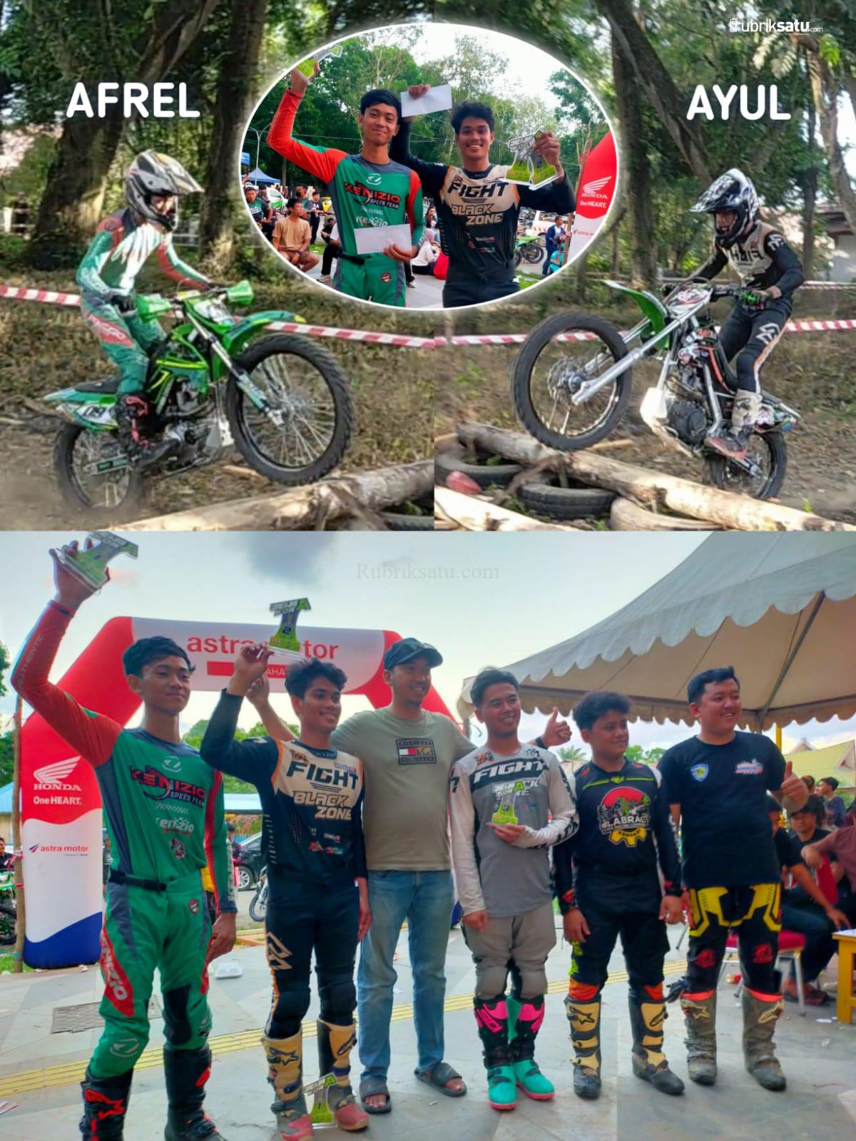 Afrel dan Ayul Kuasai Enduro Race Konawe, Hibur Warga dan Dongkrak Ekonomi