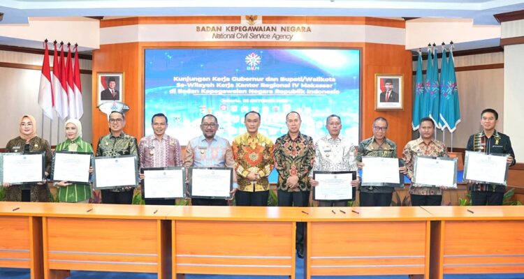 Wujudkan Birokrasi Profesional, Bupati Konawe Ikut Penandatanganan Komitmen Meritokrasi ASN